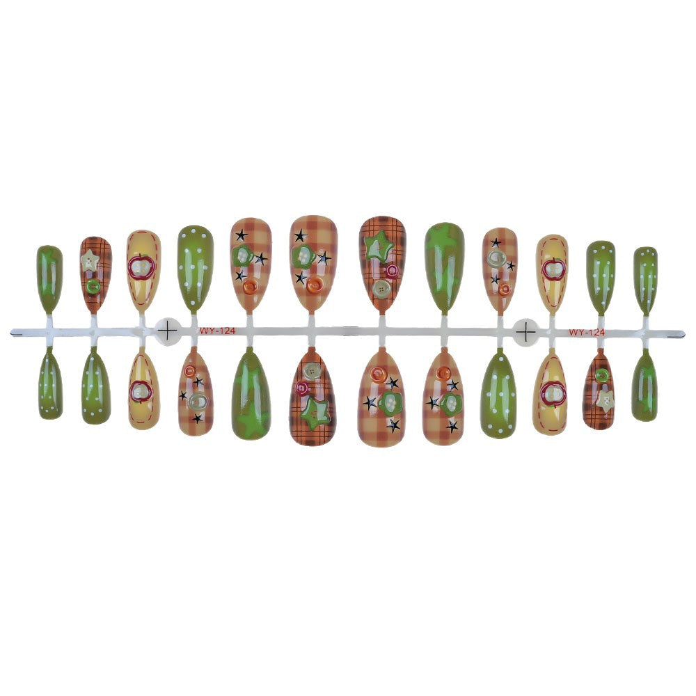 Artistic Decorative Press-On Nails Bowlift