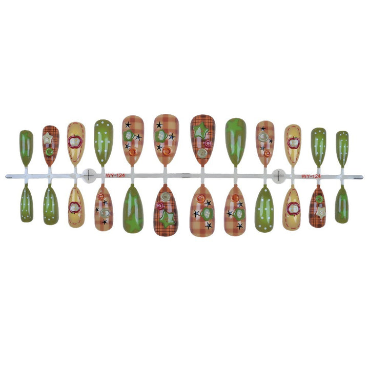 Artistic Decorative Press-On Nails Bowlift