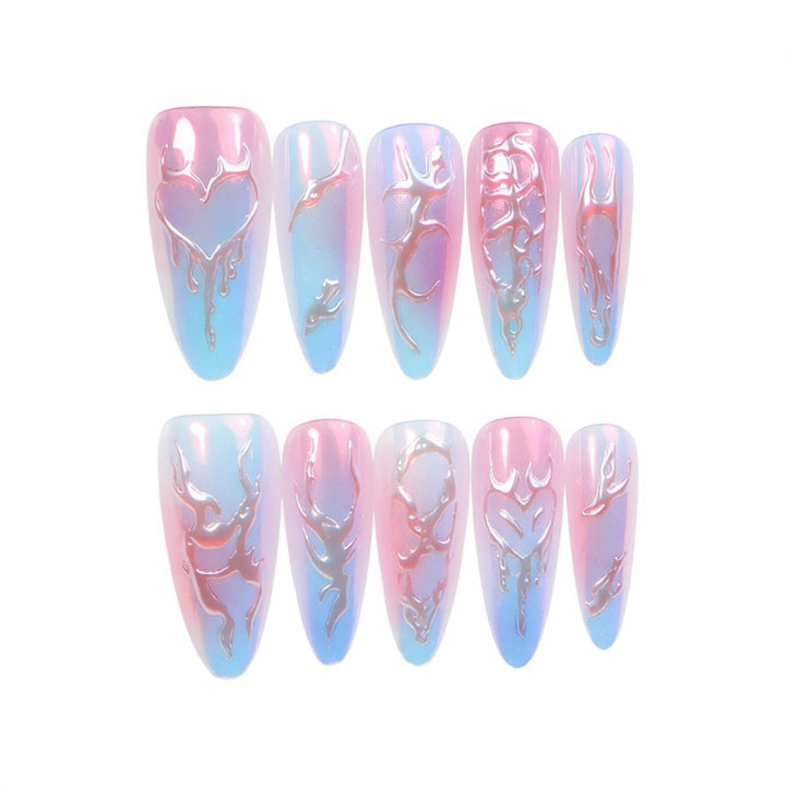 Artistic Nail Art Set with Unique Designs Bowlift