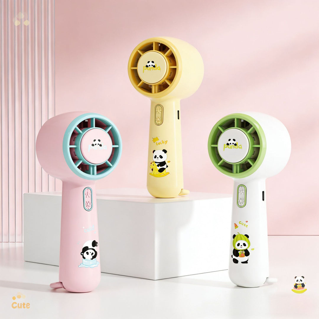 Women portable mini fan in panda design Bowlift