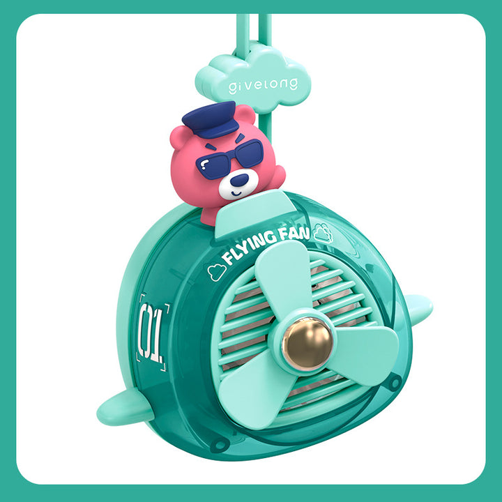 Unisex Portable Mini Fan with Cute Animal Design Bowlift
