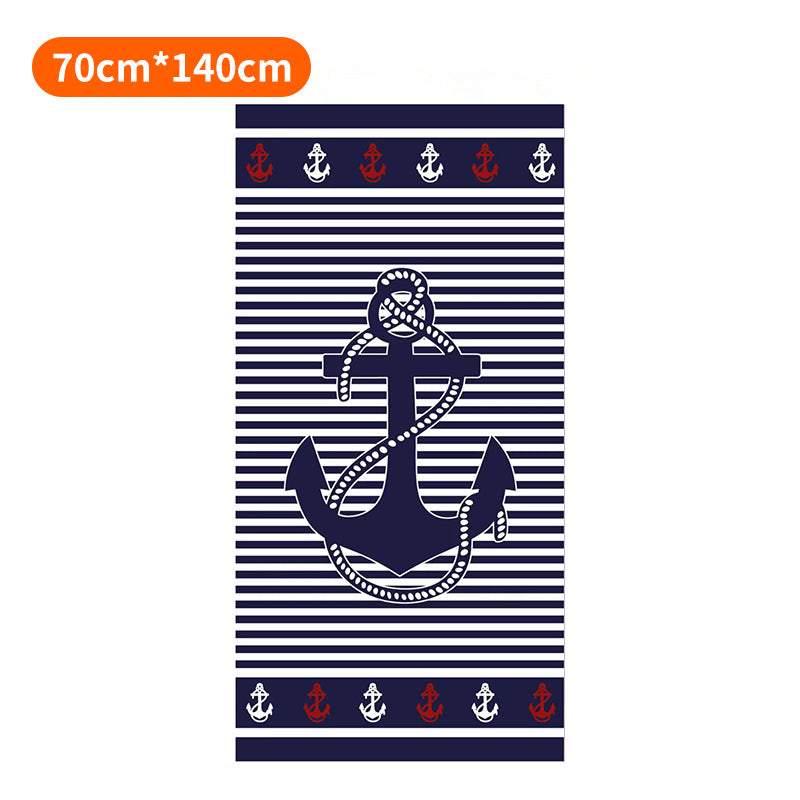 Beach towel with tropical flamingo design Bowlift
