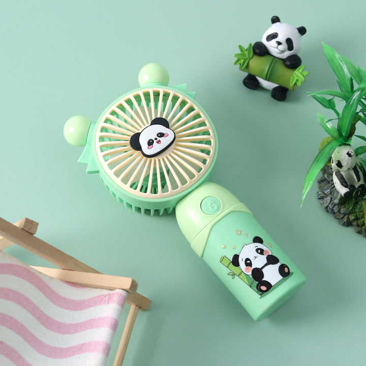 Ladies Portable Mini Fan with Cute Panda Design Bowlift