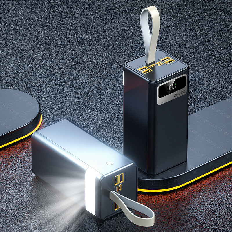 Portable power bank with smart LED display and high-performance USB ports Bowlift
