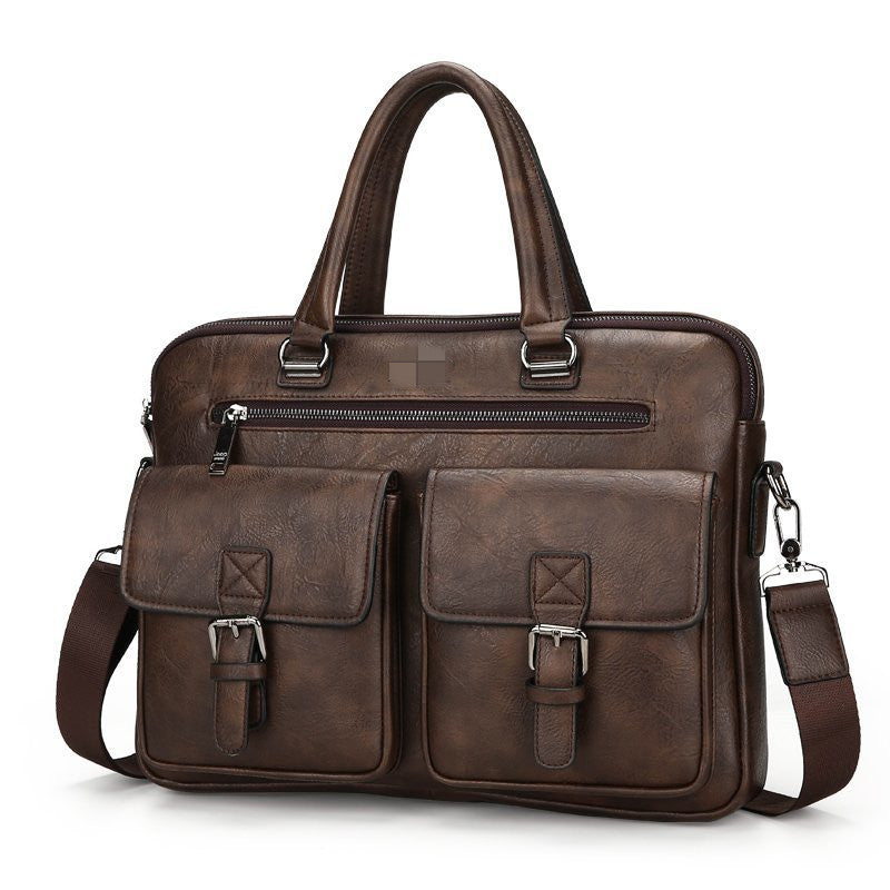 Stylish Multi-Pocket Briefcase Bowlift