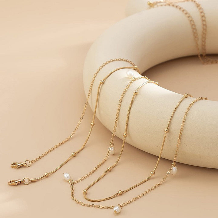 Elegant Layered Chain Necklace Bowlift