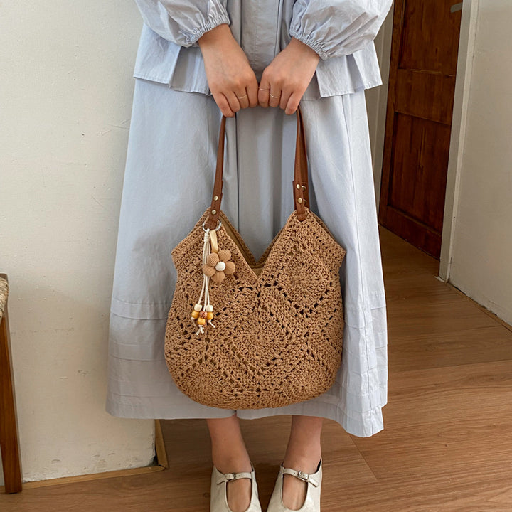 Handcrafted Macrame Shopper Bag Bowlift