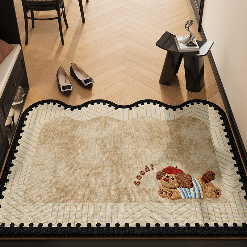 Decorative Cartoon-Themed Welcome Mat