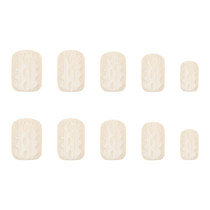 Artful Nail Art with Cable Pattern Bowlift