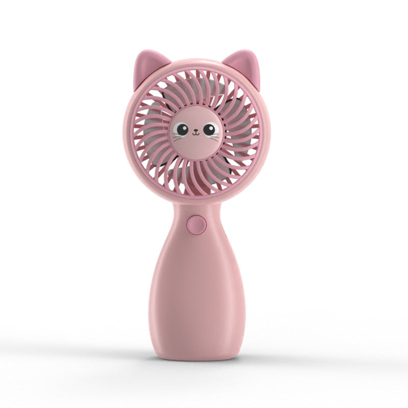 Women's Portable Mini Hand Fan in Cute Animal Design Bowlift