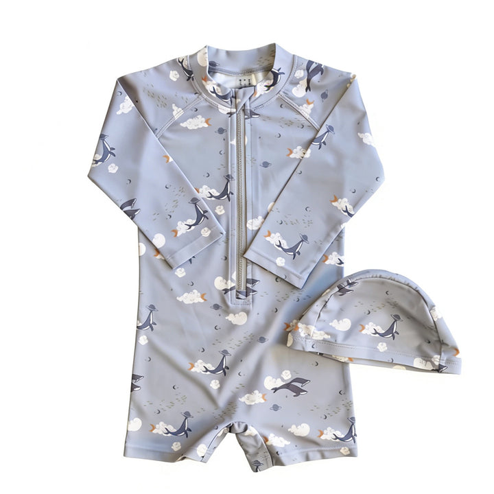 Long-Sleeve UV Protection Swim Suit Bowlift