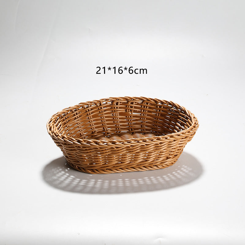 Decorative Woven Storage Basket Bowlift