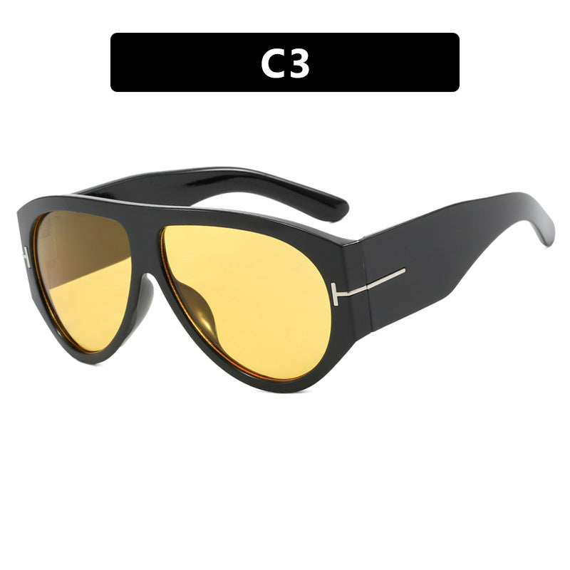 Women's fashionable oversized sunglasses in retro style Bowlift