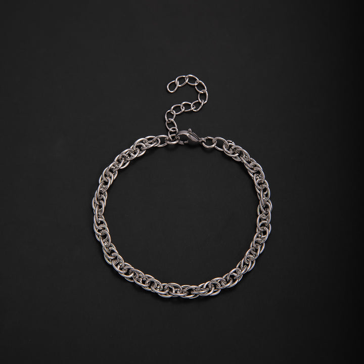 Textured Chain Link Bracelet Bowlift