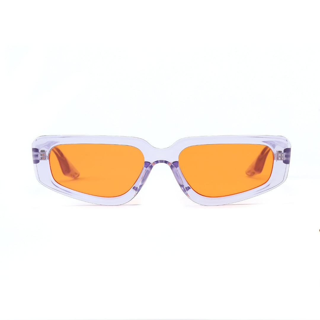 Women's stylish square sunglasses with modern high-gloss plastic frame Bowlift