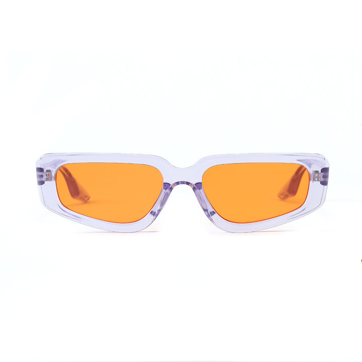 Women's stylish square sunglasses with modern high-gloss plastic frame Bowlift