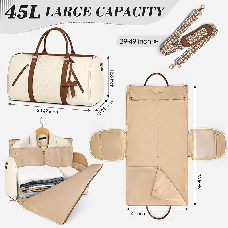 Elegant Travel Bag with Separate Suit Compartment Bowlift