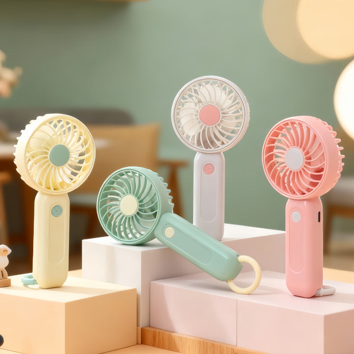 Women's Portable Hand Fan with USB Charging Function Bowlift