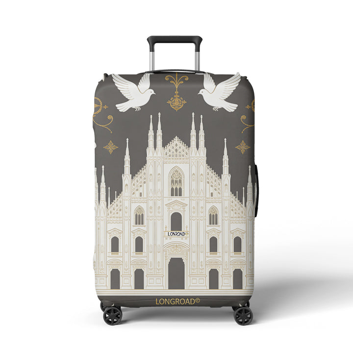 Women's suitcase cover in futuristic design Bowlift