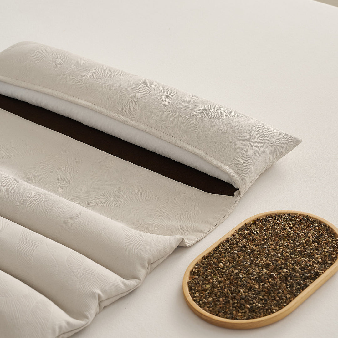 Neck support pillow with natural herbal filling Bowlift