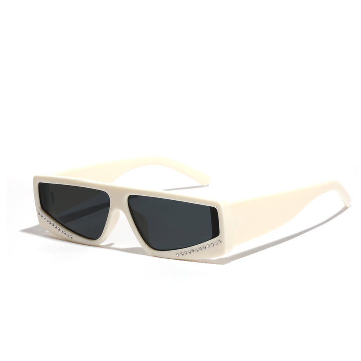Women's oversized sunglasses with futuristic shape and stylish embellishments Bowlift