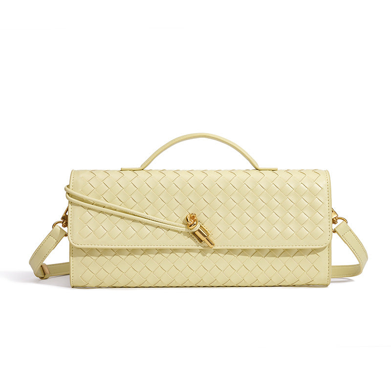 Textured Woven Clutch Purse Bowlift