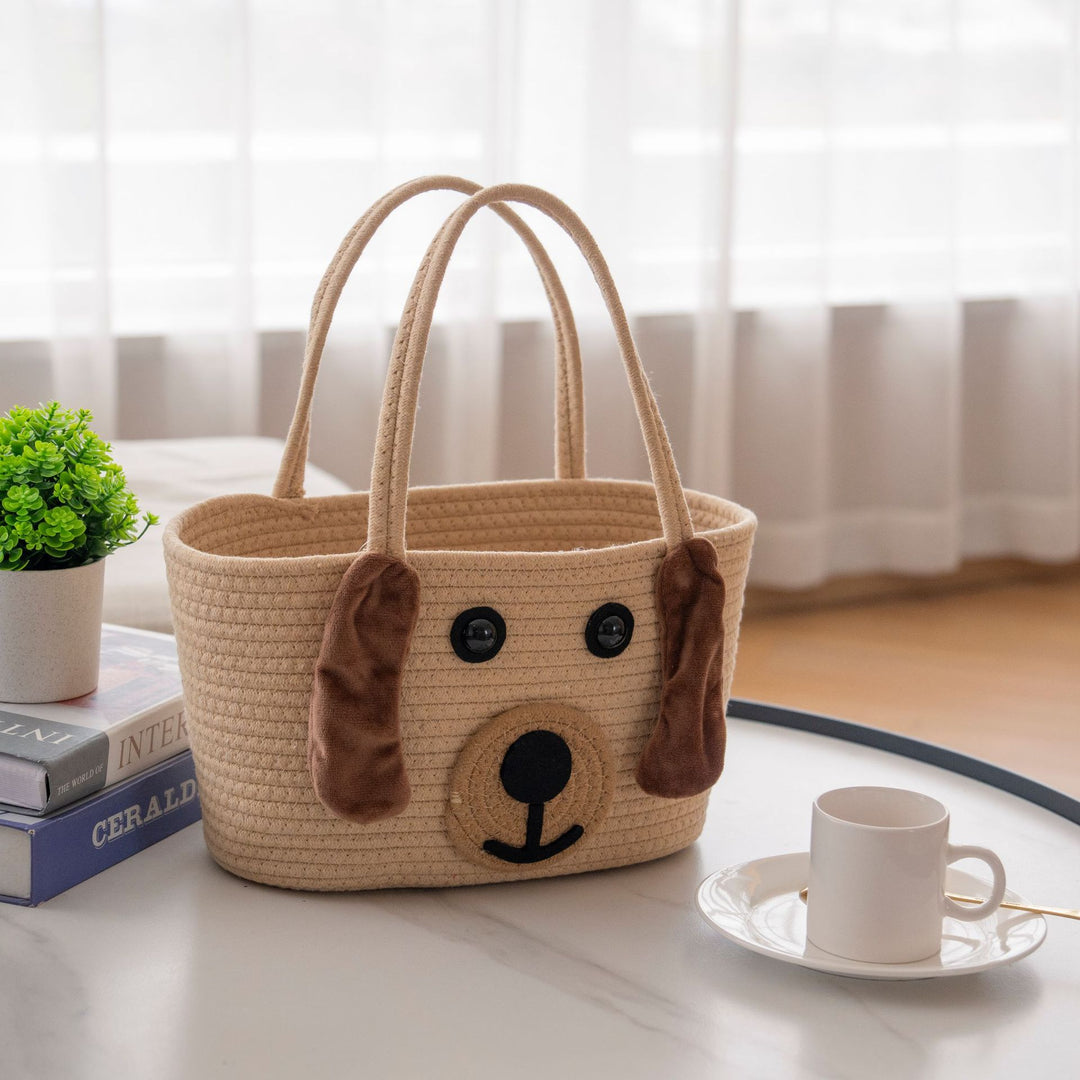Stylish carrying basket with colorful handles Bowlift