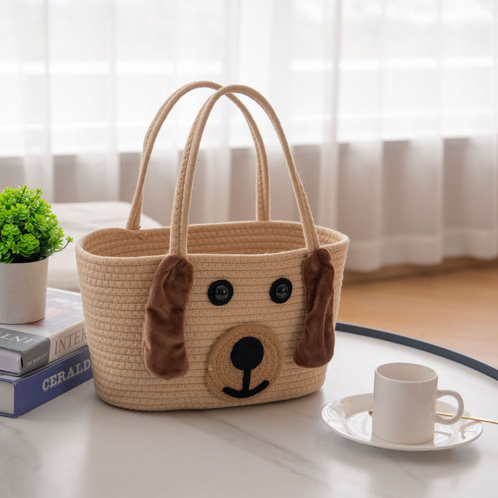 Stylish carrying basket with colorful handles Bowlift