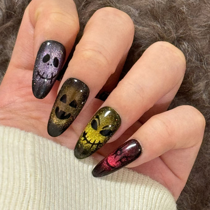 Creative Halloween Art Nails with Creepy Designs Bowlift