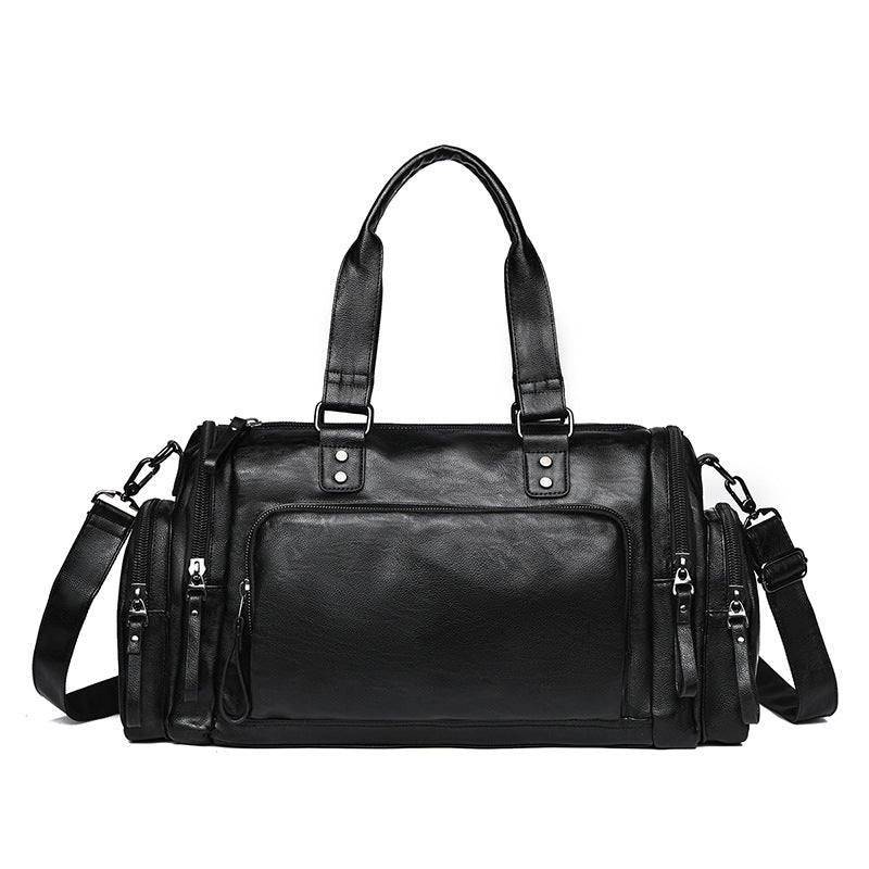 Premium Leather Travel Duffle Bag Bowlift