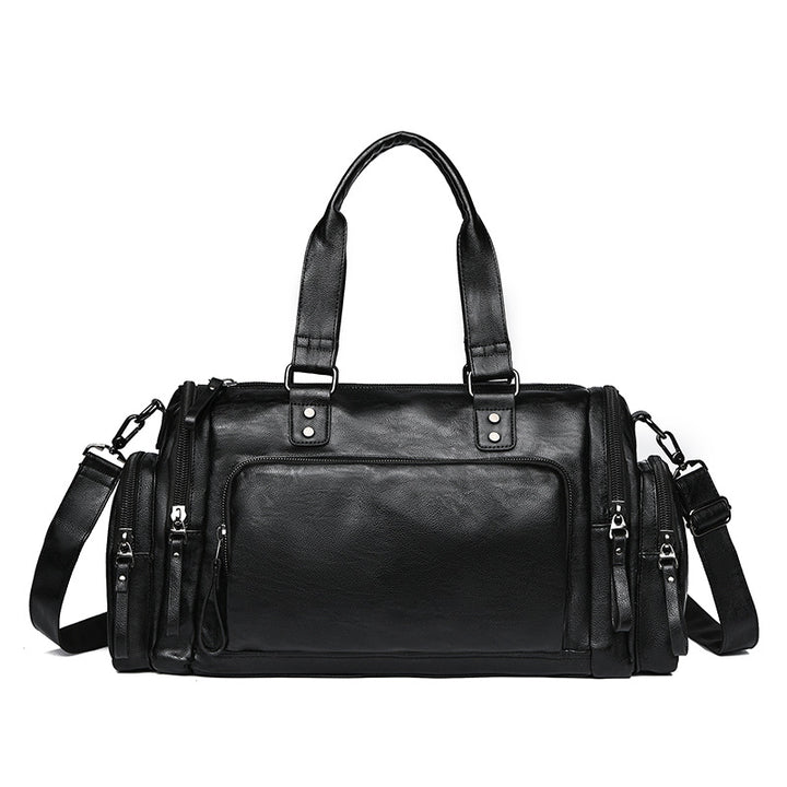 Premium Leather Travel Duffle Bag Bowlift