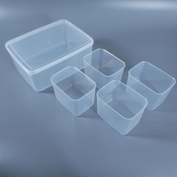 Transparent Modular Storage Containers Bowlift