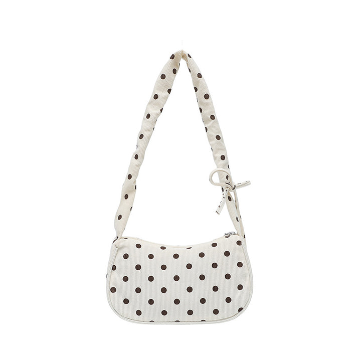 WoVintage Polka Dot Crossbody Handbag Bowlift