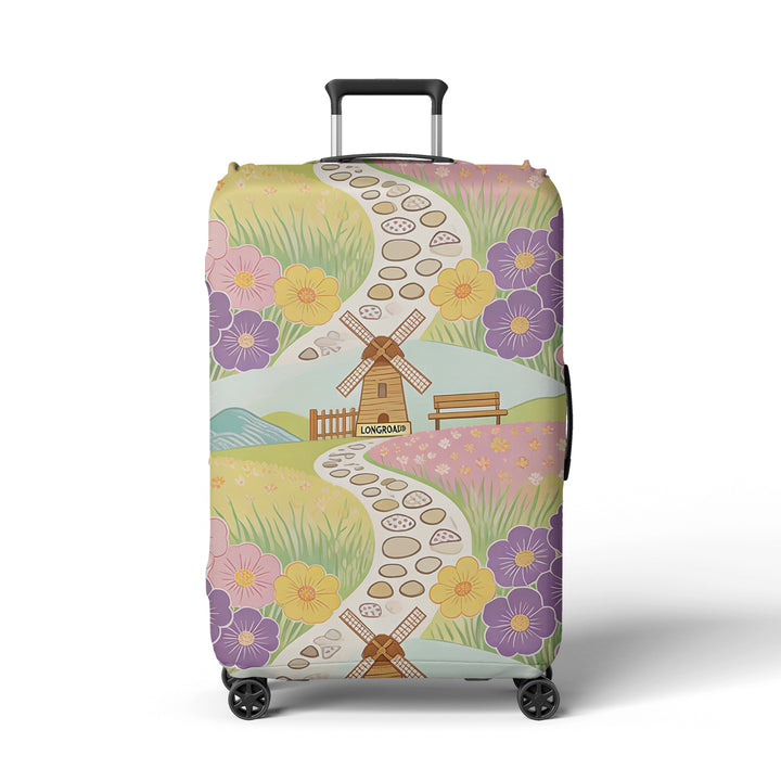 Women's suitcase cover with beach motif Bowlift