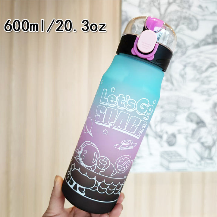 Ladies creative water bottle in space design Bowlift