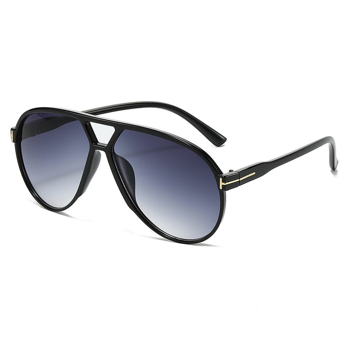 Stylish Aviator-Style Shield Sunglasses Bowlift