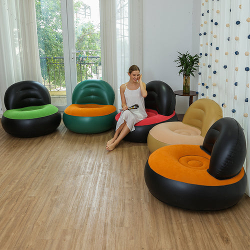 Ladies Ergonomic Bean Bag Chair with Back Support Bowlift