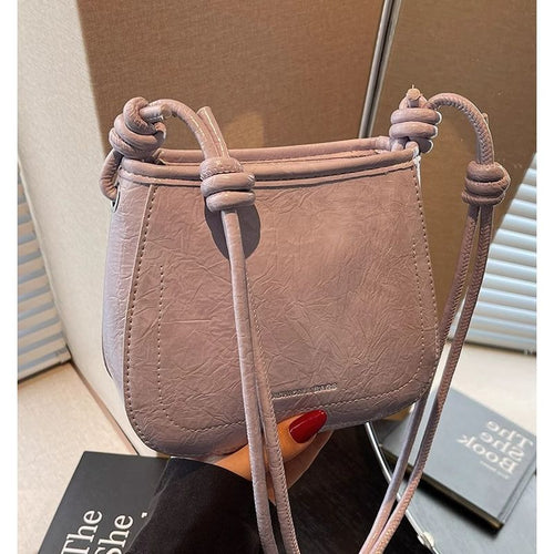 Knotted Handle Top-Handle Handbag Bowlift