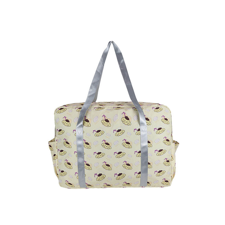Playful Patterned Overnight Tote Bag Bowlift