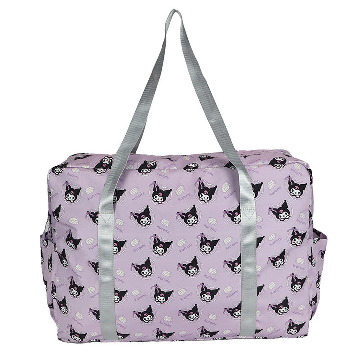 Playful Patterned Overnight Tote Bag Bowlift