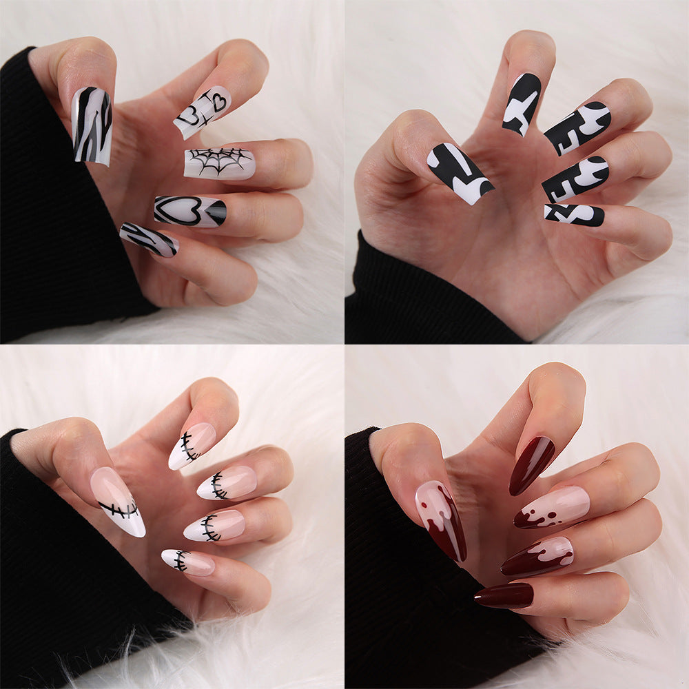 Artificial nails with floral minimalism Bowlift