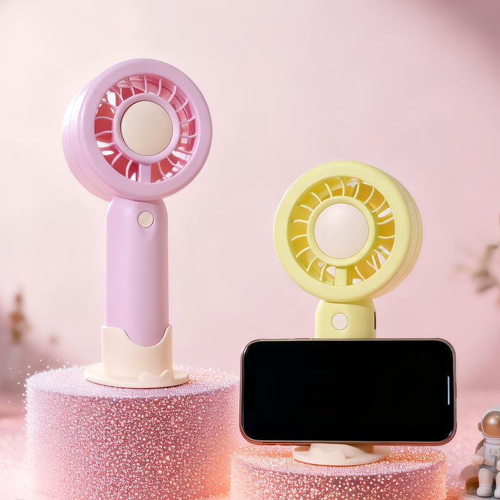 Ladies Portable USB Hand Fan with Ergonomic Design Bowlift