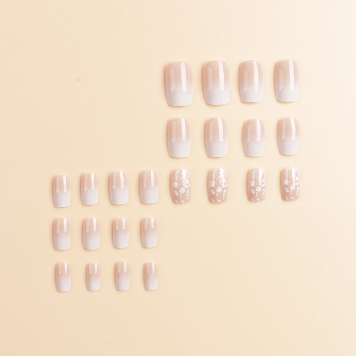 Elegant Ombre Press-On Nail Art Kit Bowlift