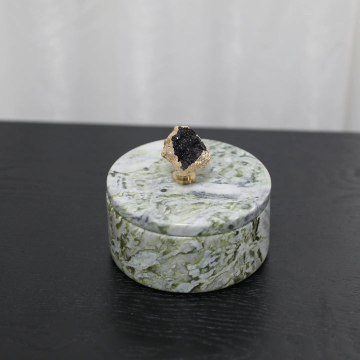 Decorative Stone Jewelry Box