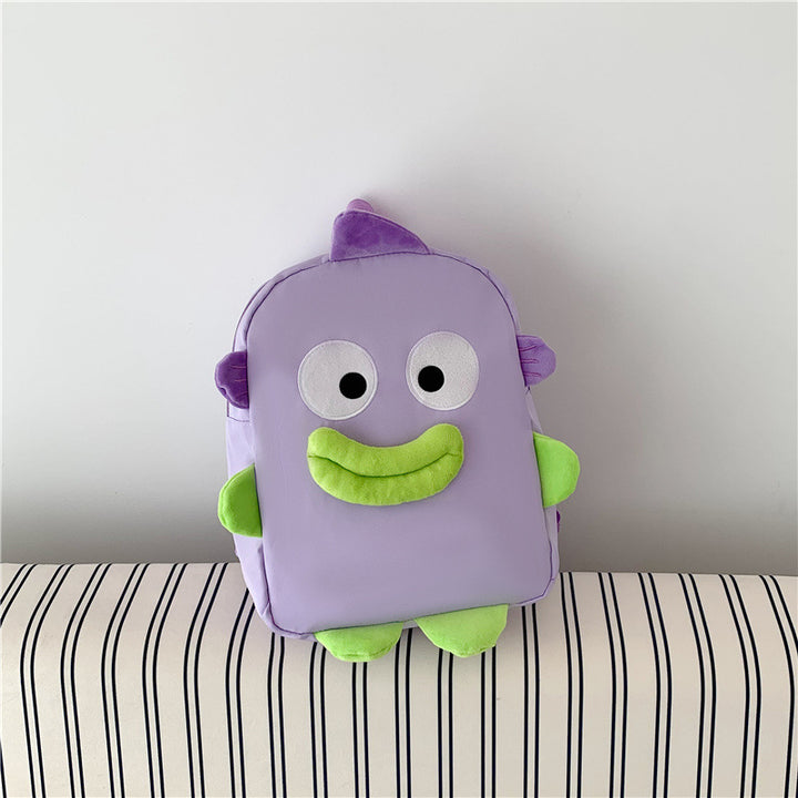 Plush Cartoon Character Backpack