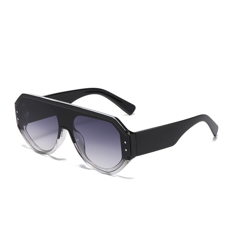 Men's Bold Frame Futuristic Sunglasses Bowlift