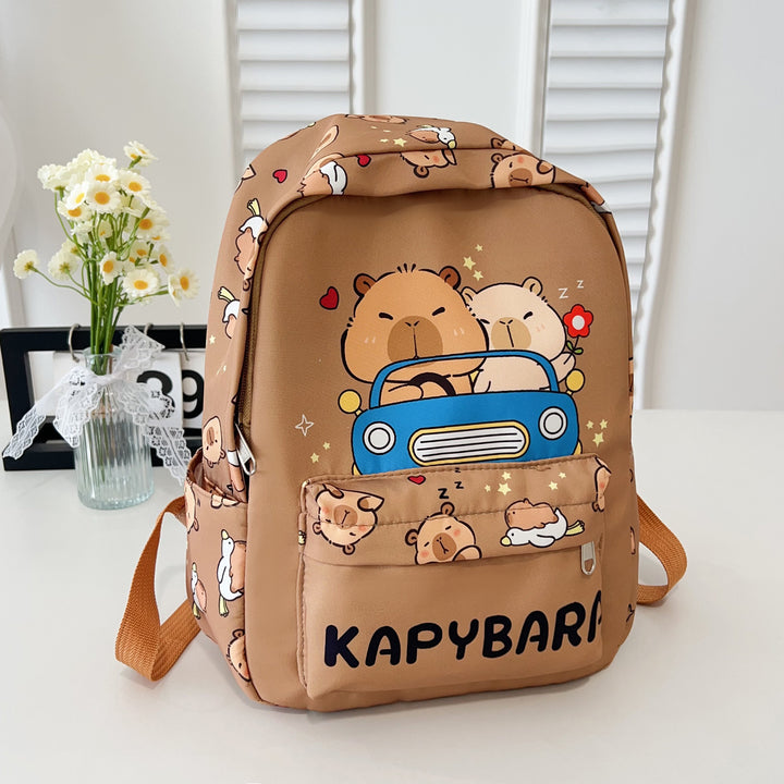 Cute Cartoon-Themed Backpack Bowlift