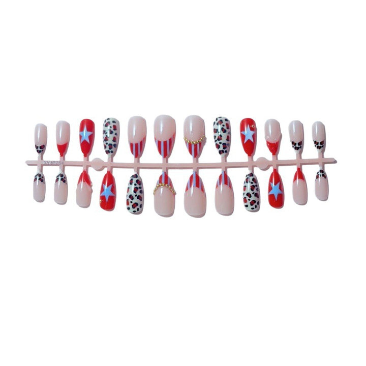 Artistic Nail Tips in Retro Style Bowlift