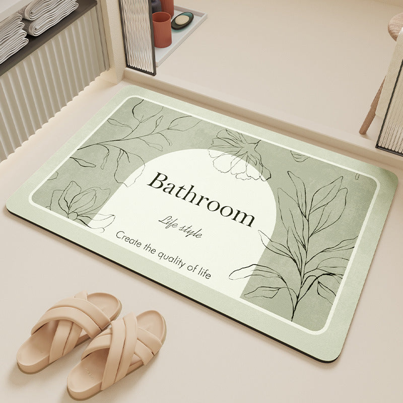 Stylish Bathroom Floor Mat Bowlift