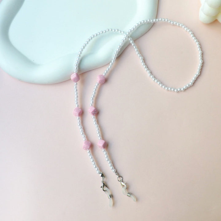 Elegant pearl glasses chain Bowlift
